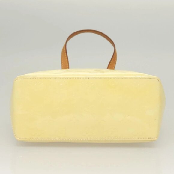 LOUIS VUITTON Monogram Vernis Reade PM Hand Bag Perle M91336 LV Auth 129822 - Picture 7 of 16